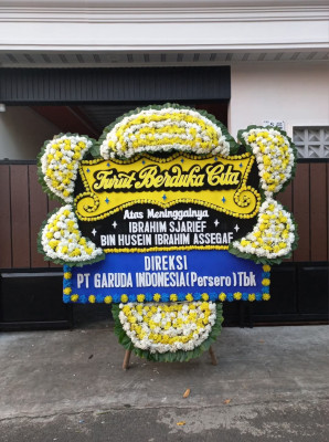 Papan Bunga Duka di Pangadegan