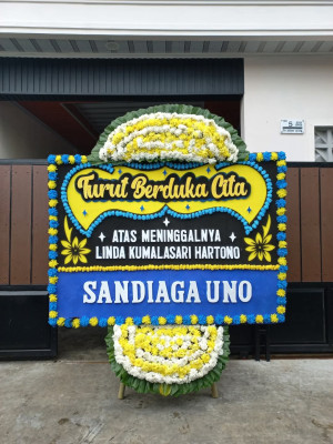 Papan Bunga Duka di Pangadegan